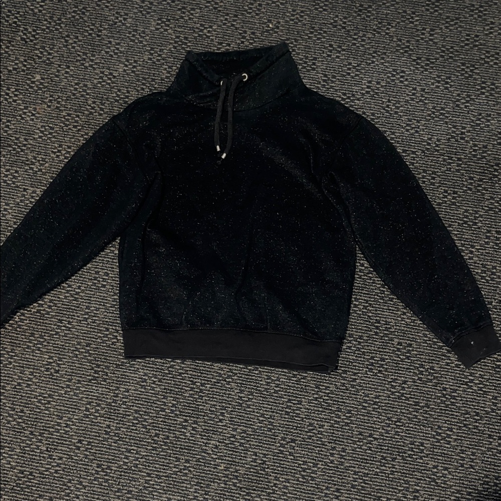 Zara Black Turtleneck Sweater for Men